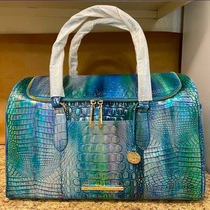 Brahmin Blue Topaz Tatulla Weekender